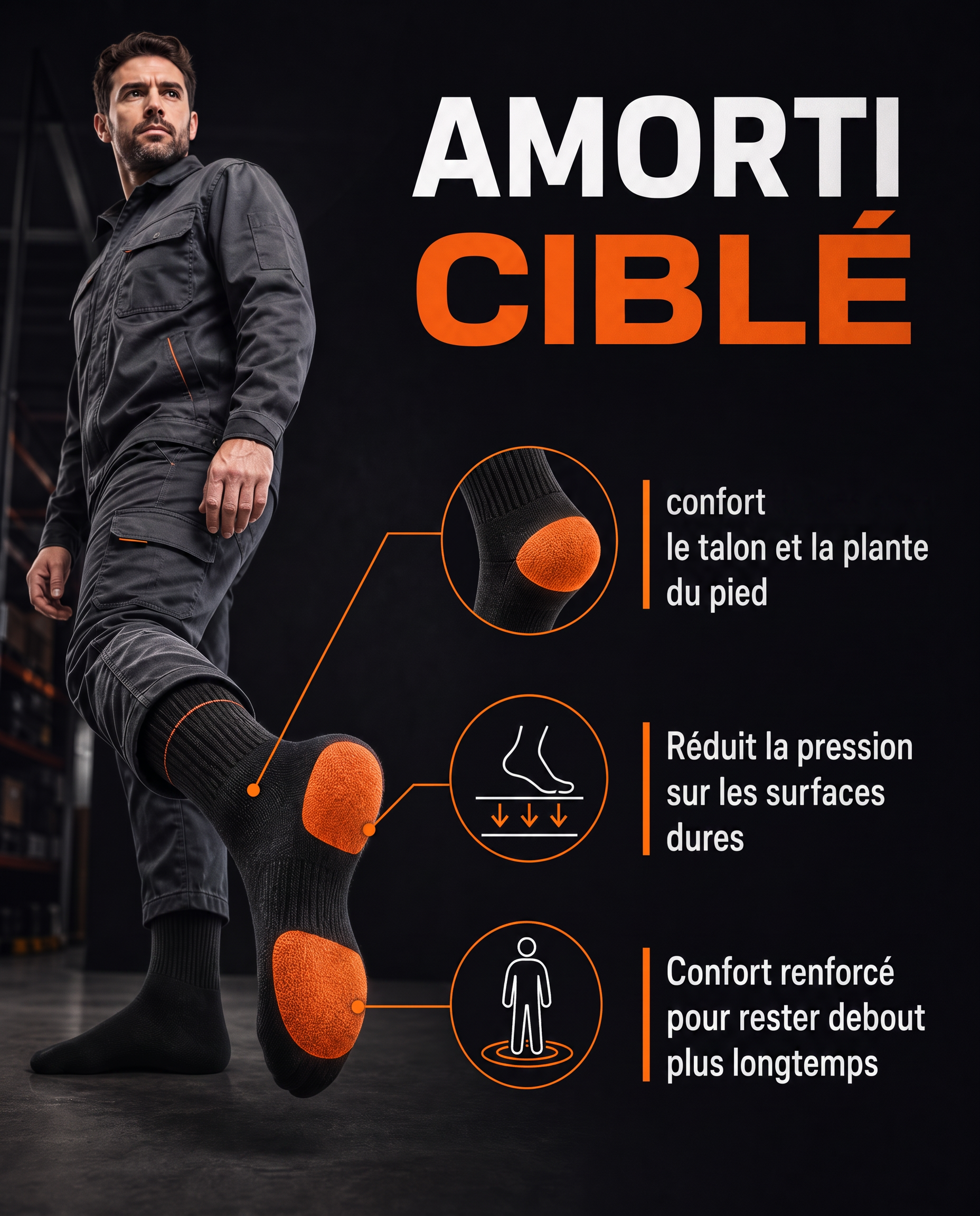APLOMB™ Chaussettes Confort