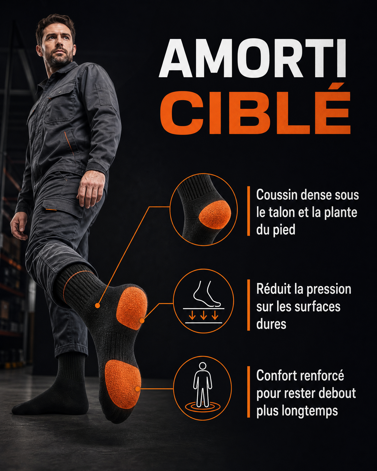 APLOMB™ Chaussettes Confort