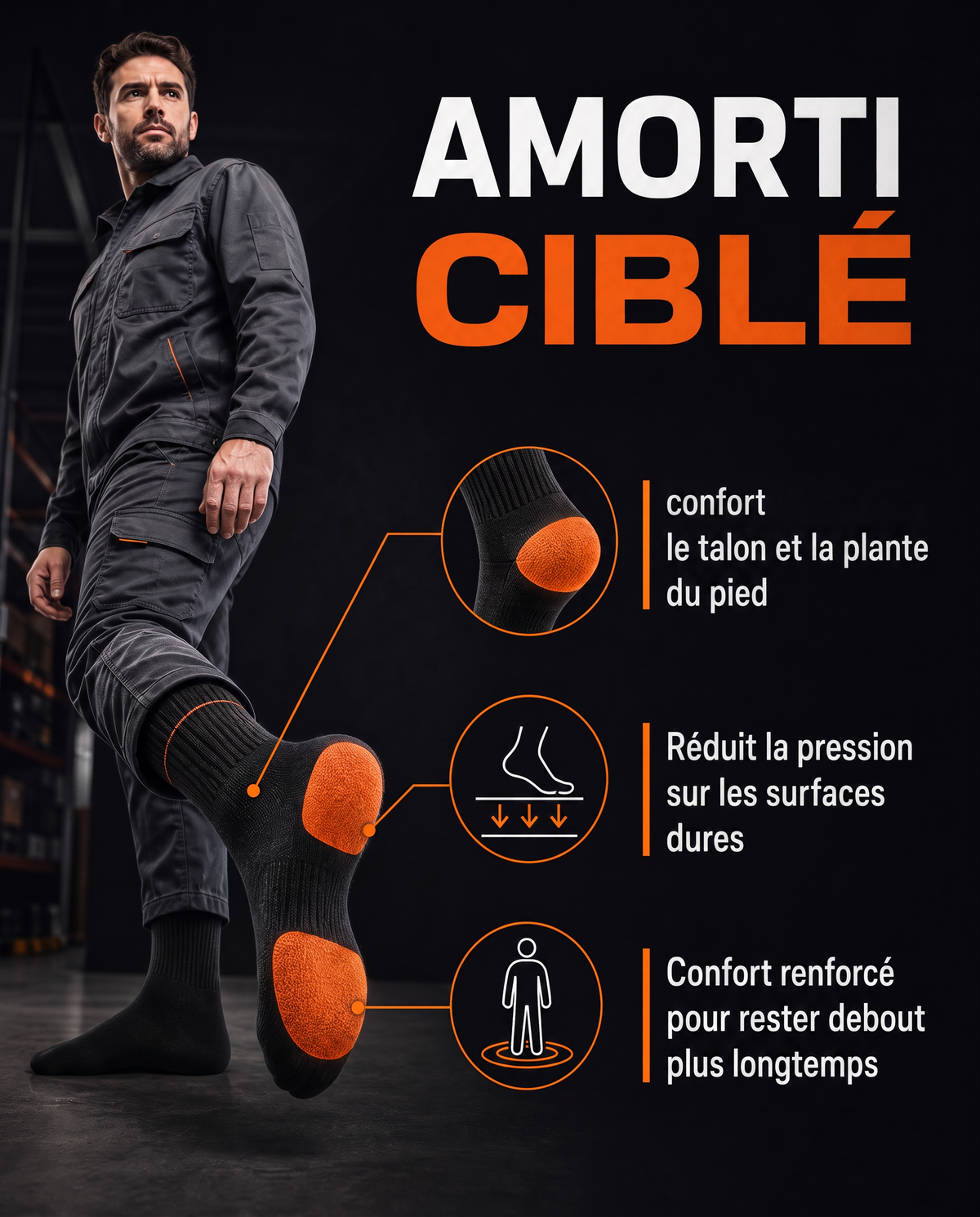 APLOMB™ Chaussettes Confort